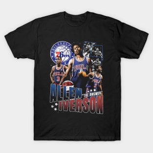 Allen Iverson Philadelphia Grunge T-Shirt